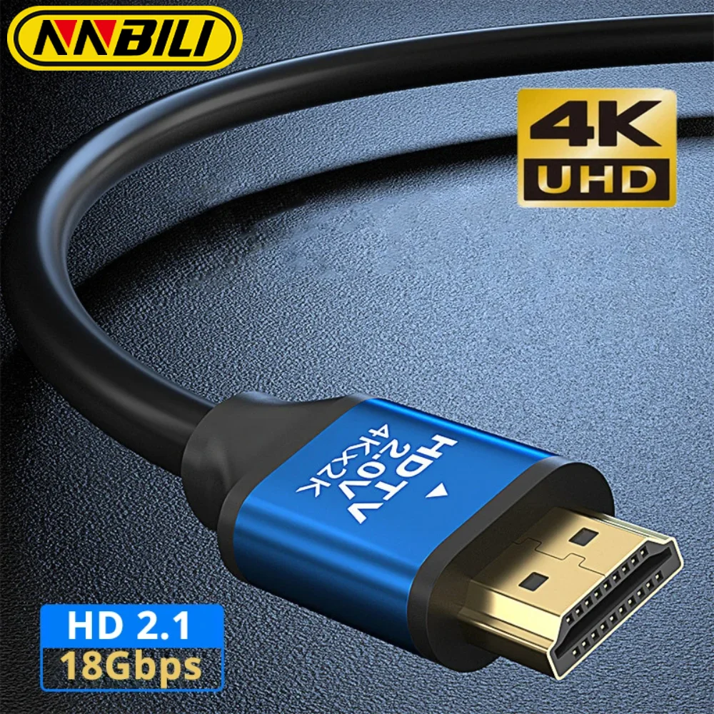 Высокоскоростной HDMI-кабель 4K, 18 Гбит/с, HDR, 3D, TPE