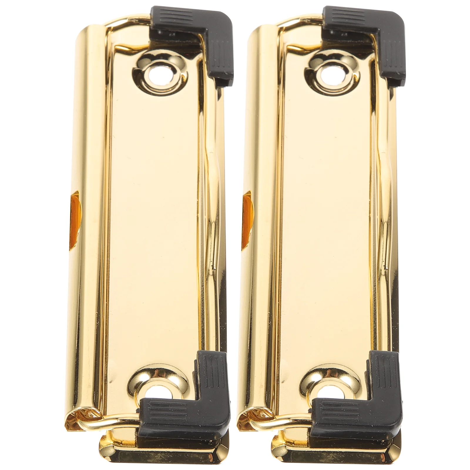 

2 Pcs Stationery Clip Hardware Plate File Board Clips Binder Clamp Document Mountable for Boards Holder