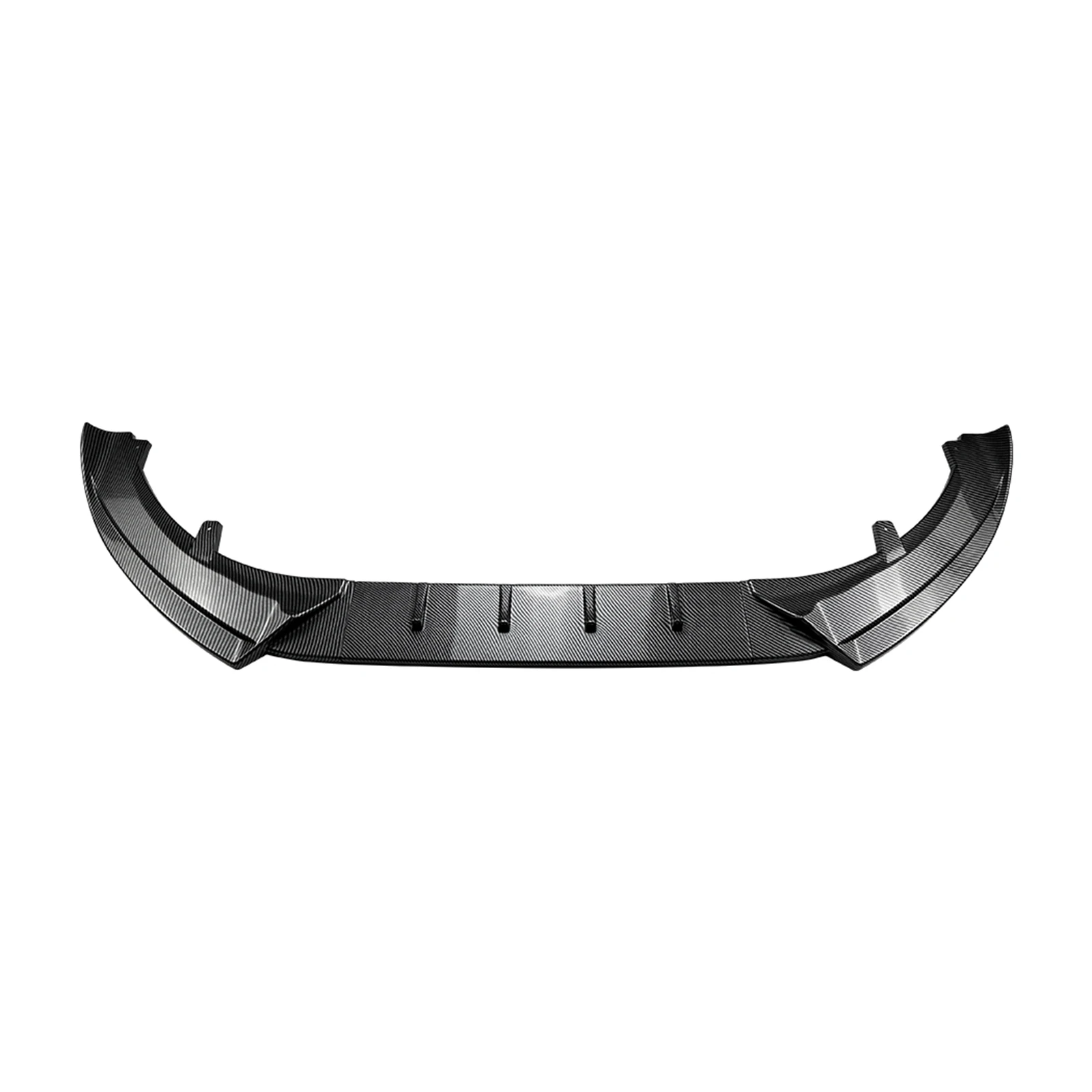 미니 쿠퍼 S JCW F55 F56 F57 2014-2021 프론트 범퍼 스포일러 립 카본 파이버 룩/글로스 블랙 로워 스플리터 블레이드 가드