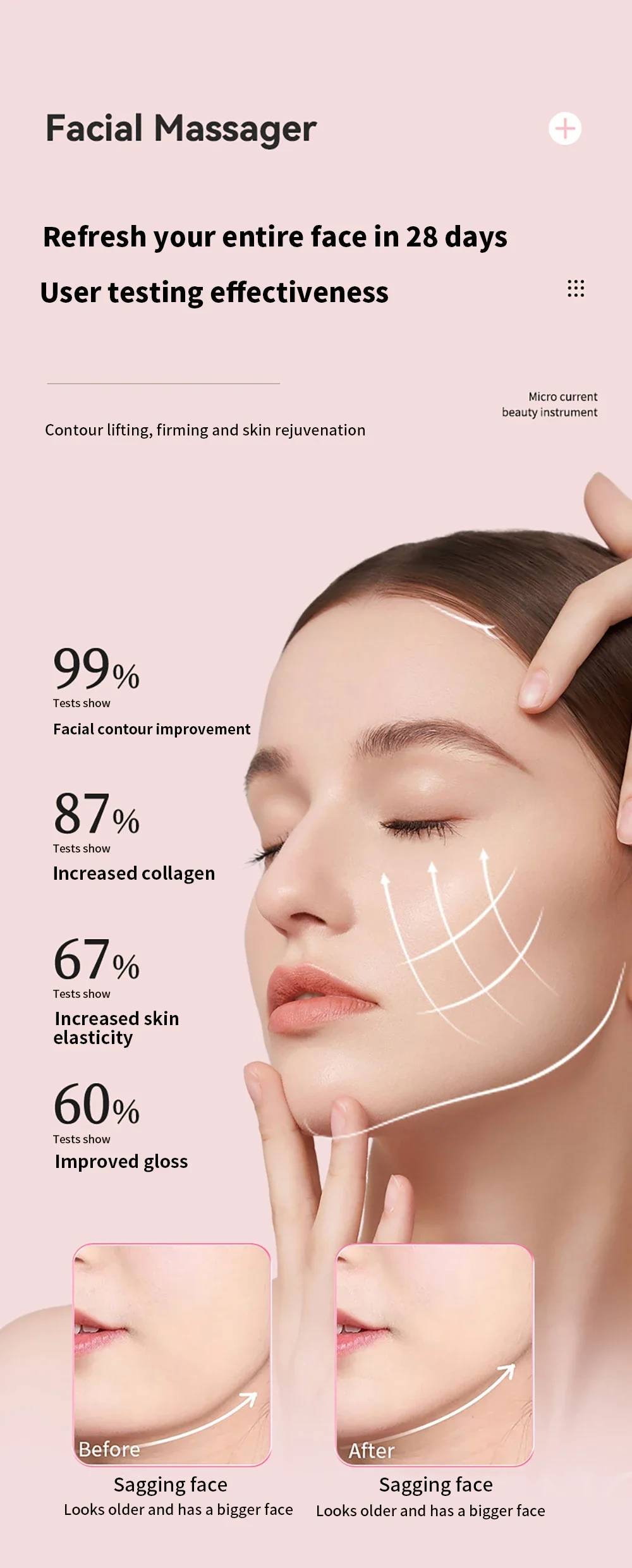 EMS Facial Massager - Anti-Aging Skin Lifter
