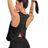 Yoga Vest Women Running Shirts Sleeveless Gym Tank Tops Women's Sportswear Quick Dry Breathable Workout Tank Top Fitness Clothes 1