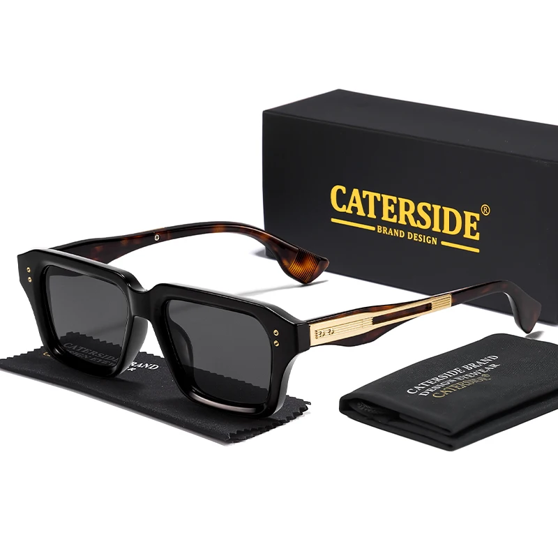 CATERSIDE Neue modische Herren-Sonnenbrille mit einzigartigem Bügel-Design, luxuriöse Sonnenbrille für Damen, Reisen, Partys, UV400-Brille – Detail 9