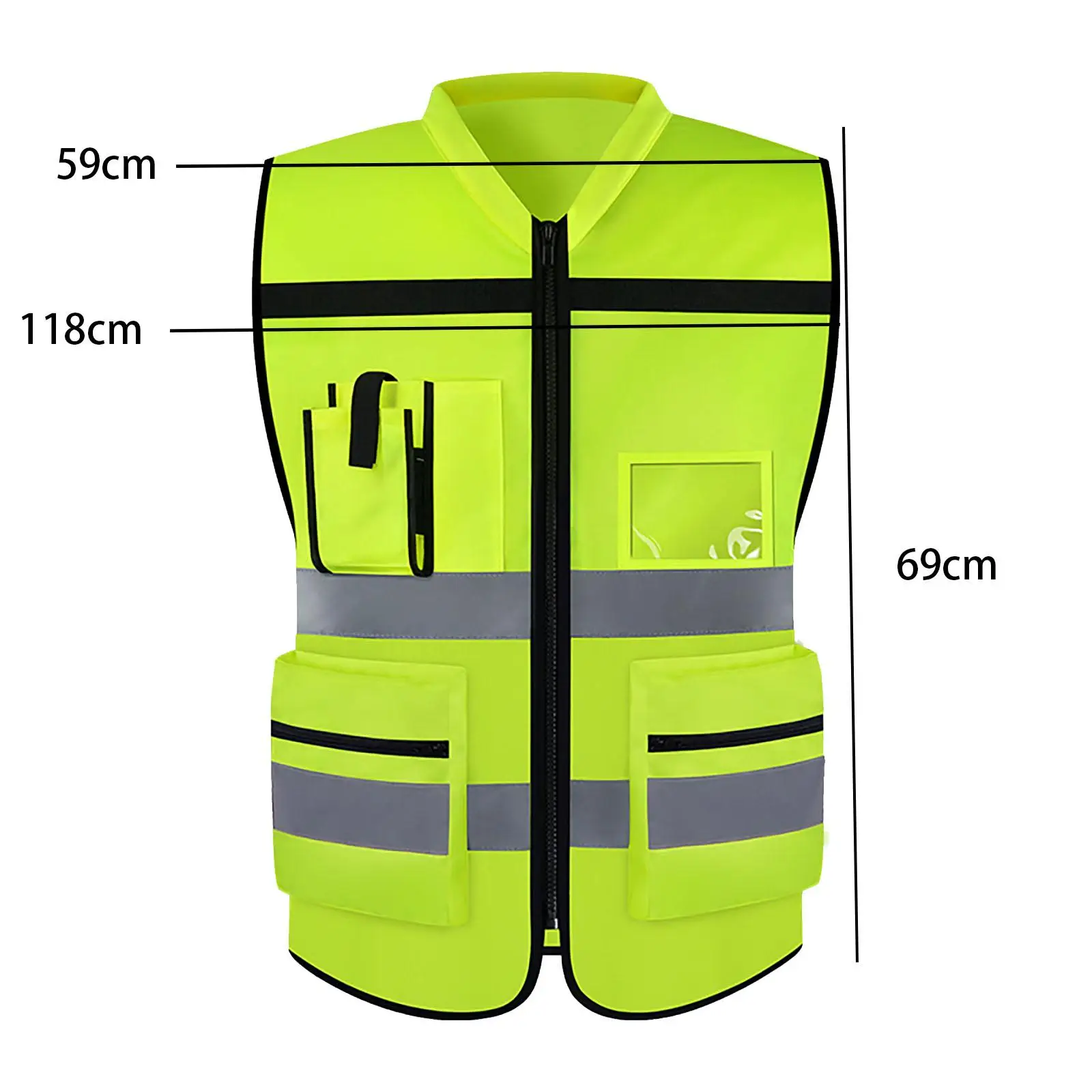 Reflective Safety Vest High Visibility Safety Vest for Dog Walking Cycling