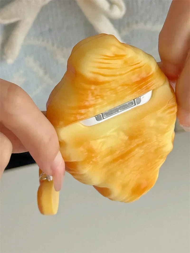 3D Croissant Case Protective Earphone Cover
