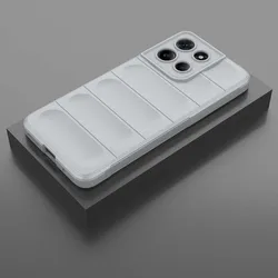 Sleek Silicone Anti-Fall Phone Case - Durable Soft Cover for MOTO G15 4G (GRAY)