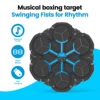 New Music Boxing Machine Smart Bluetooth Wall Mounted Music Boxing Trainer Gym Home Electronic Boxing Target Punching Equipment 5