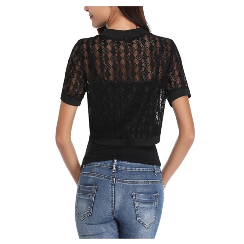 Women Short Shrug Top new S-2XL Autumn 3/4 Sleeve Cropped Bolero Party Large Feminino Sweater Cardigan new 2023