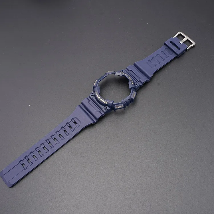 Resin Case Cover for Casio Watch band Bracelet accessories Strap Replacement Watchband for Casio G-Shock AQ-S810W/AQ-S800W Wrist 