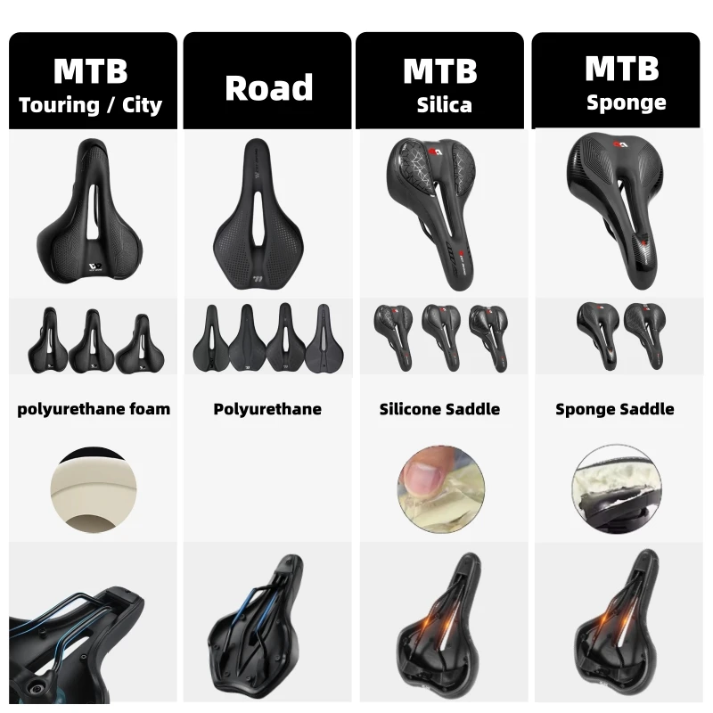 Breathable MTB Comfort Saddle 6