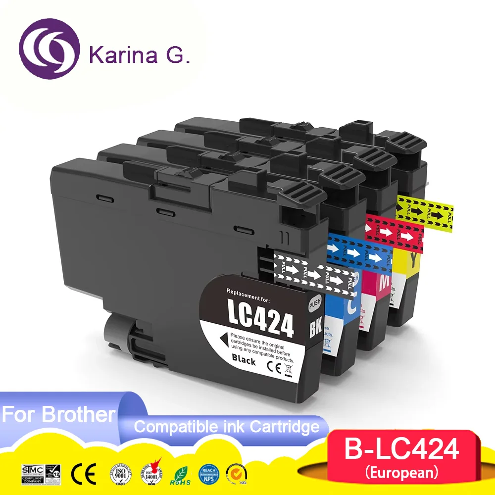 Standard capacity LC424 LC 424 Premium Compatible Ink Cartridge For  DCP-J1200W,
