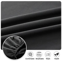 100% Cotton Fitted Bed Sheet Solid Color Mattress Cover Skin-friendly Fabric Bedspread Mattress Protector 6