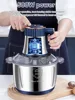 5L Electric Meat Grinders 304 Stainless Steel Food Crusher Multifunctional Vegetable Slicer Chopper Baby Food Processor 110V US 2