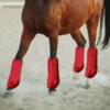 4 Pcs Equestrian Boots for Horse Legs Adjustable Reusable Support for Jumping And Training 3