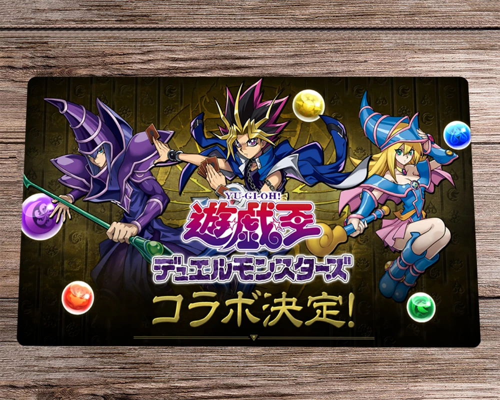 YuGiOh Palymat Monsters Dark Magician CCG TCG Playmat Trading Card Game Mat  & Free Bag Anti-slip Desk Mat Pad Mousepad 60x35cm - AliExpress