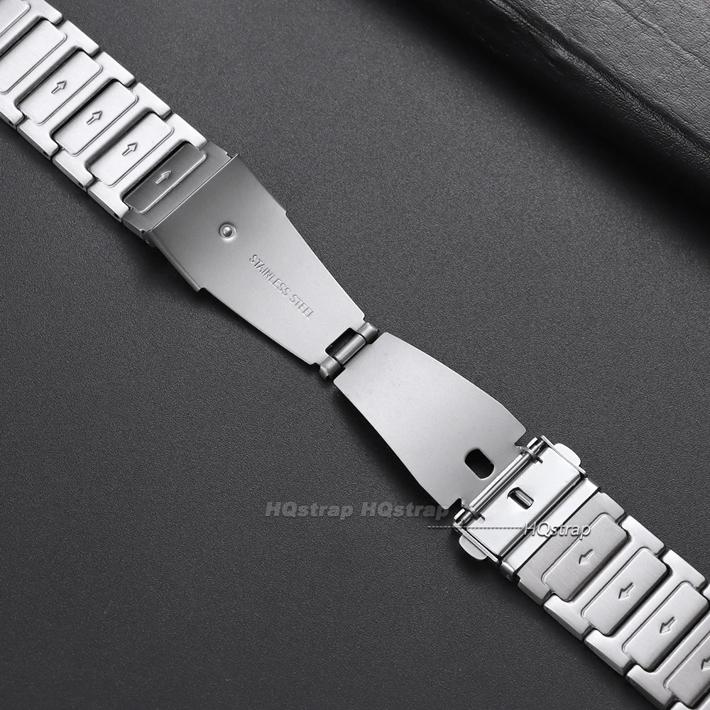 Sleek Quick Release Stainless Steel Smart Watchband Replacement Strap