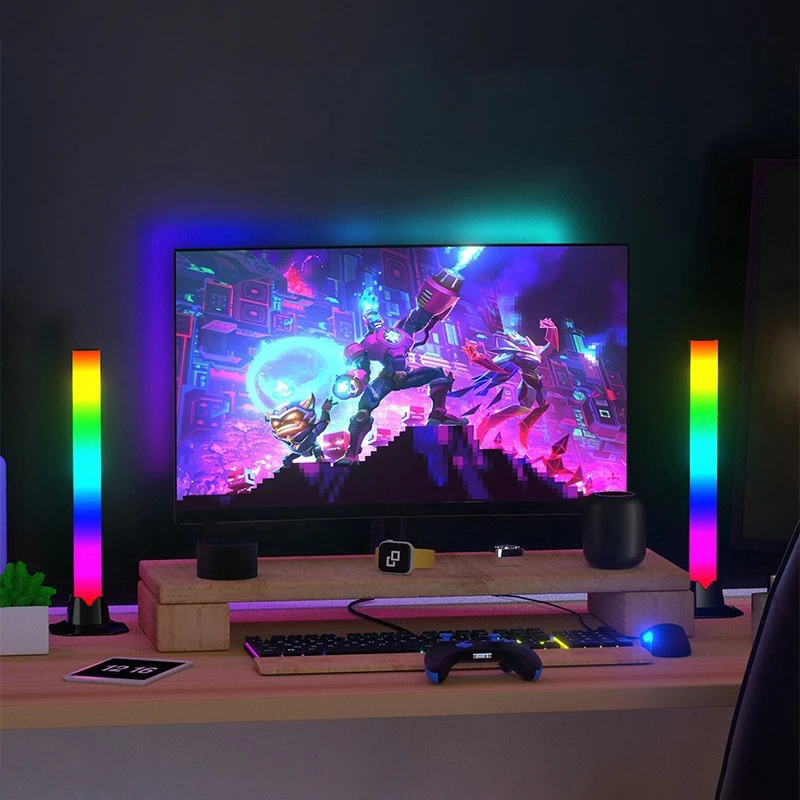 RGB-лампа настольная напольная, с подсветкой