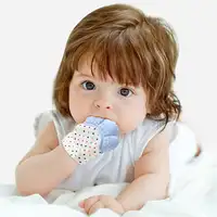 Kids Teething Gloves Mittens Chewable Newborn Dental Care Durable Teether Toys Teething Infant Chewing Toy Baby Care Tools Stuff 2