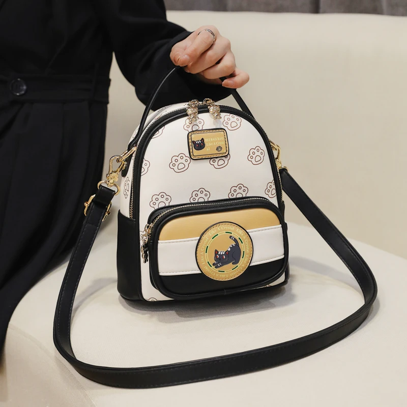 

Designer Brand Women Large Capacity Backpack Purses Shoulder Leather Cute Kawaii Bag School Bags Travel Bagpack Bookbag Rucksack