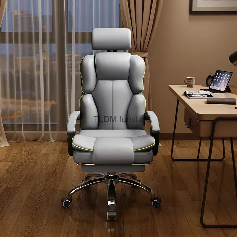 

Recliner Computer Office Chairs Lifting Relaxing Swivel Latex Seat Cushion Gaming Chair Ergonomic Sillon Oficina Home Furniture