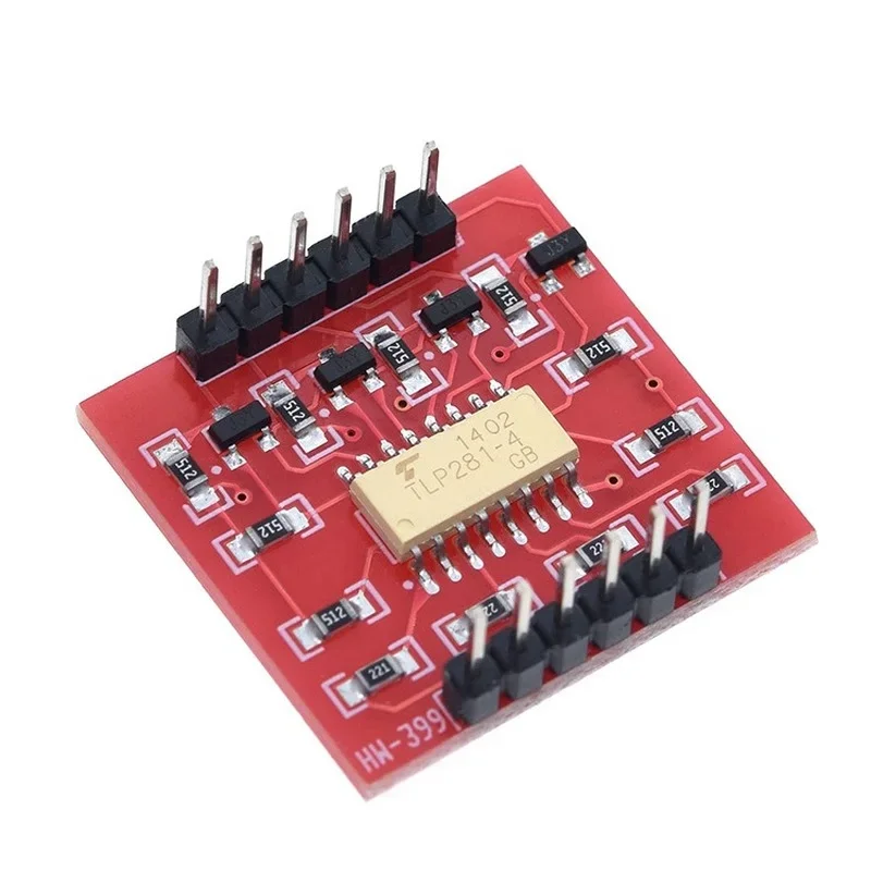 

TLP281 4 CH 4-Channel Opto-isolator IC Module For Arduino Expansion Board High And Low Level Optocoupler Isolation 4 Channel