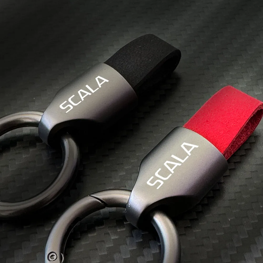 

JDM Keychain Rings Key Chain Precious Metal for Skoda SCALA Car Accessories