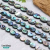High Quality 5Beads Natural Shell Beads Coin Abalone Shell Loose Beads For Jewelry Making Bracelet Necklace DIY 4