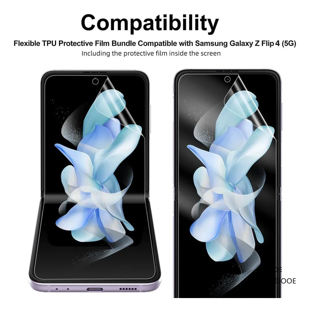 Premium Soft Hydrogel HD Clear Screen Protector Film - Front & Back Coverage