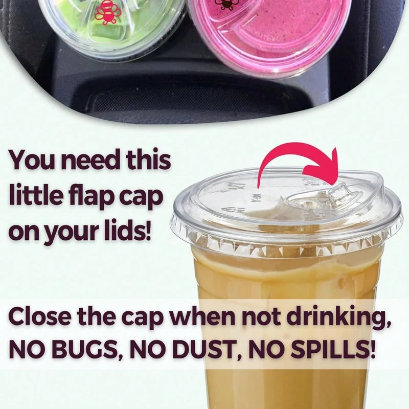 Disposable Plastic Transparent PET Milk Tea Cold Drink Coffee Cup Is Convenient Practical Exquisite Heat-resistant  Daily Life