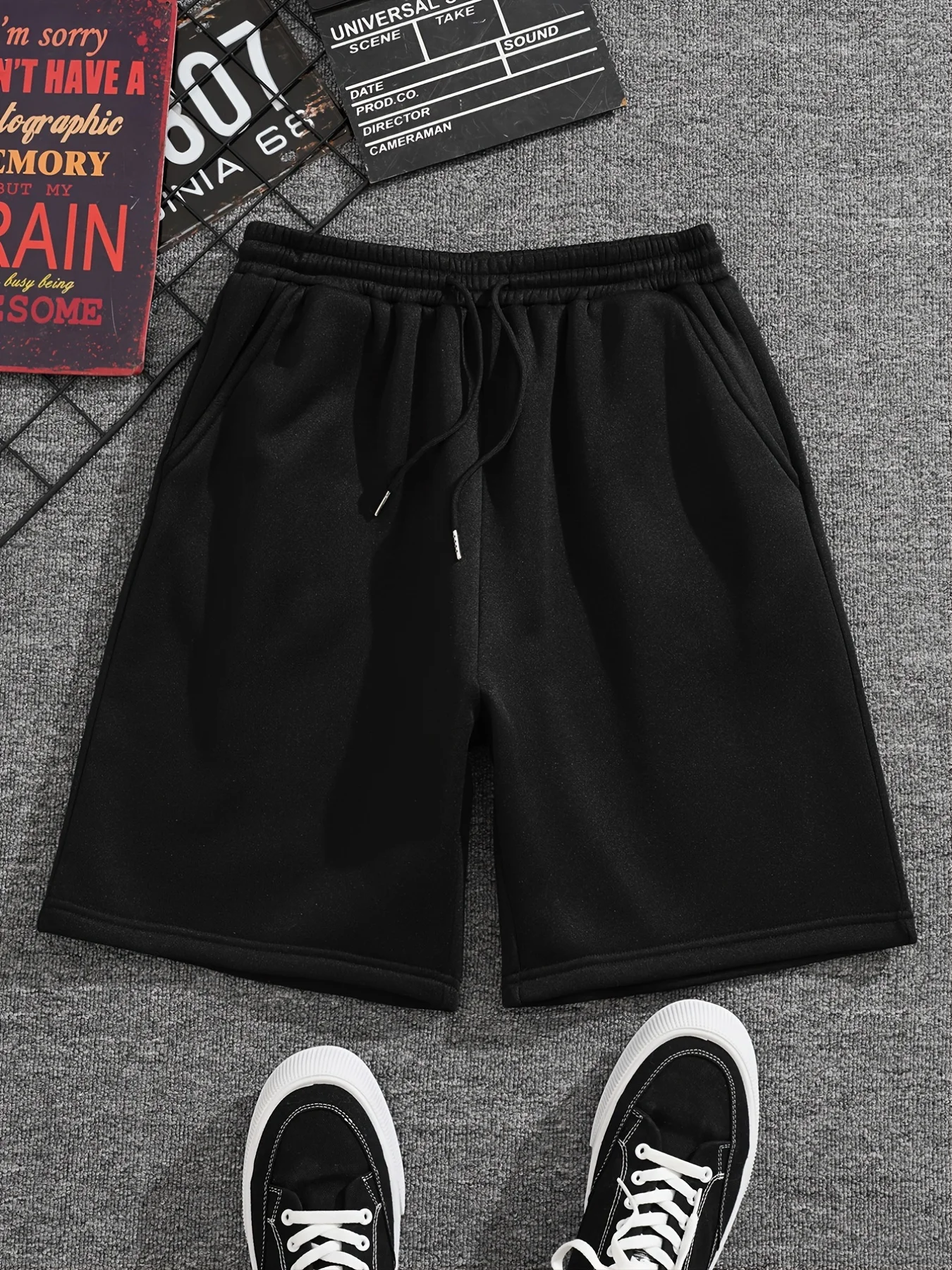 Men's summer shortS Sports Fitness Shorts Men Basketball Game Training Running Casual Loose Quick-Drying Five-Point Pants 3