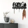 Keyholder for Wall Decorative Metal Camper Key Rack Hanger with Hook Christmas Wall Decor Rustic Key Hook for Wall Mounted Decor 3