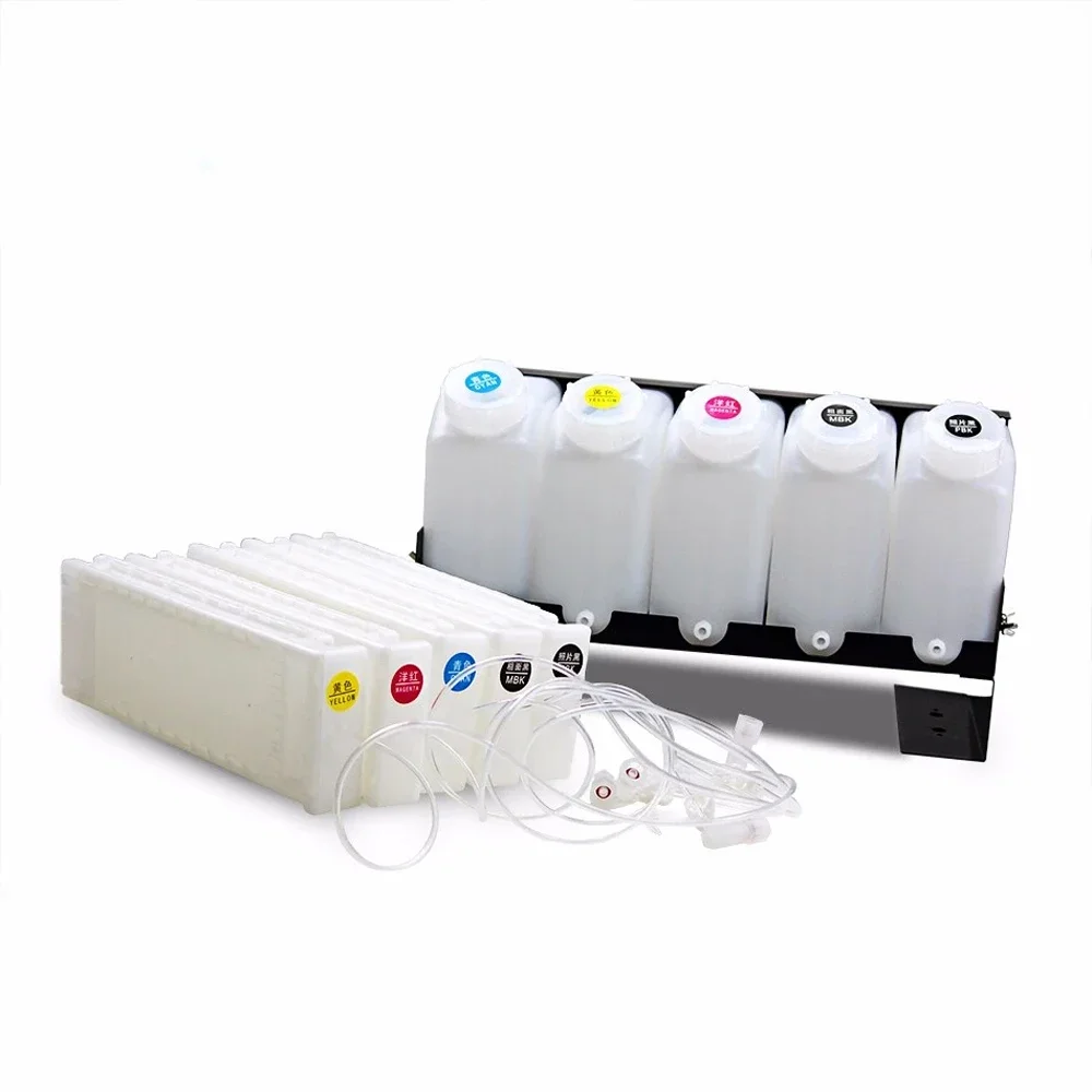 

CISS bulk ink system for Epson SC T3200 T5200 T7200 T3270 T5270 T7270 T3000 with stable chip T6941-T6945 continous ink system