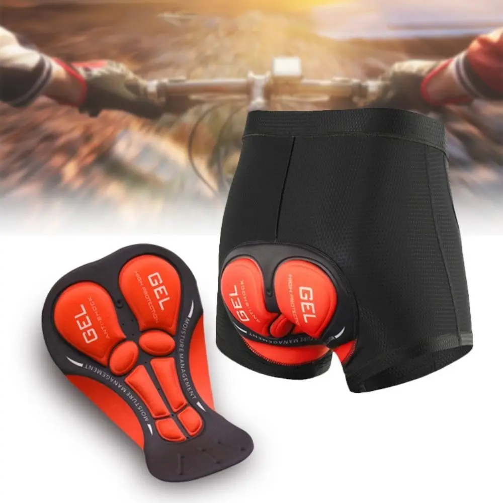 

5D Gel Pad 5D Gel Pad Cycling Shorts Breathable Shockproof Shockproof Bicycle Underpant Comfortable Performance Cycling Padding