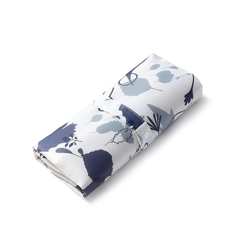 Portable Waterproof Diaper Changing Mat Nylon Foldable Nappy Pad Supplies Baby Girls Boys Outdoor Traveling Washable N1HB diaper changing pad,diaper changing mat