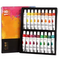 Watercolor Paint Set,18 Vibrant Colors,12ml/0.41floz,Easy to Dissolve,Perfect for Writing,Painting,Decoration,Great for Artists 1