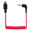 USB C To 3.5Mm Cable For RODE Wireless Go II, Coiled Right Angle TRS Male DAC AUX Adapter Audio Cord Replacement 1
