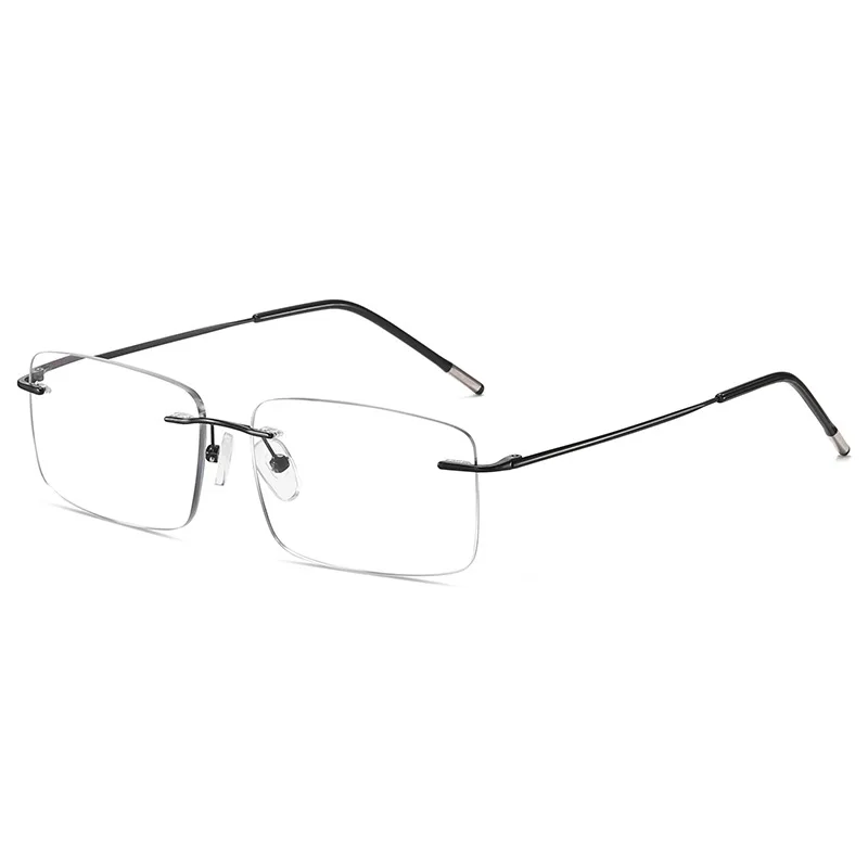 Rahmenlose Anti-blau Progressive Multifokale Lesebrille Frauen Smart Zoom Ältere Brillen Männer Protable Presbyopie Brille