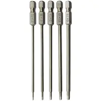 Raflot 5PCS RC Hex Bit 1.27mm 1.5mm 2.0mm 2.5mm 3.0mm Hex Head Allen Wrench Drill Bit Set for Screwdrivers Electric Screwgun/Pow 1