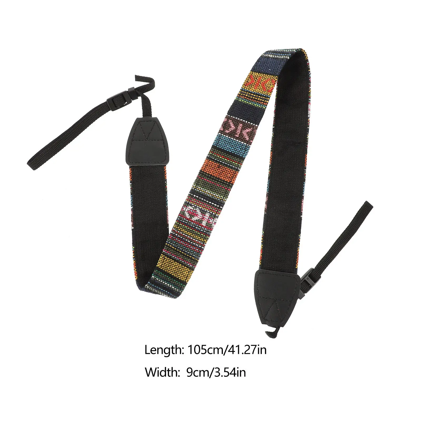 1Pcs 조정 가능한 카메라 어깨 스트랩 스카프 스타일 여행 사진을위한 편안한 야외 슬링 벨트 목 어깨 벨트