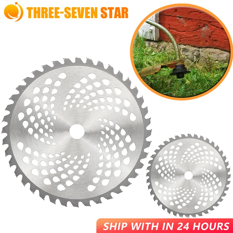

40T/60T Alloy Brushes Cutter Saw Blade Lawn Mower Grass Trimmer Blade Garden Tools Aluminum Cutter Replacement Cutting Tools