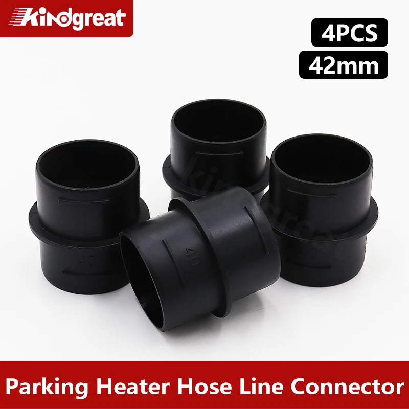 4pcs 60mm Car Heater Duct Joiner Pipe - 79mm Long Parking Heater Hose Connector
