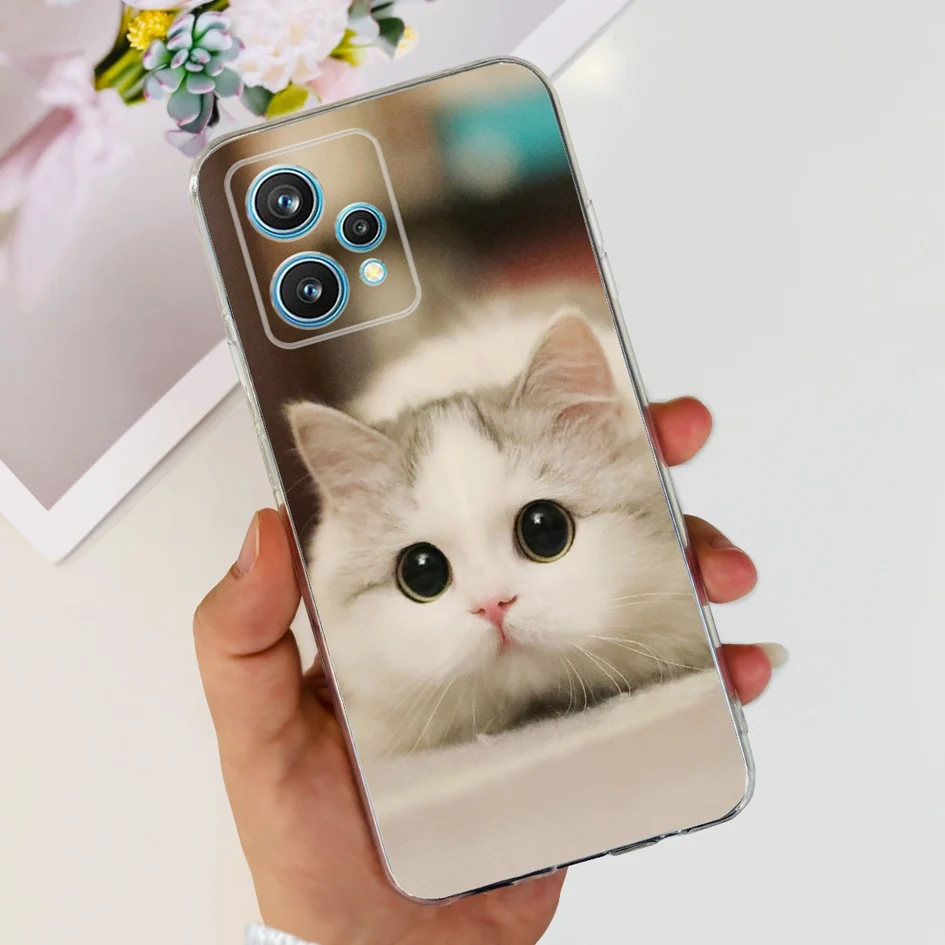 Transparent Flower Silicone Soft Case - Enhanced Protection for Realme 9 Pro & Pro Plus