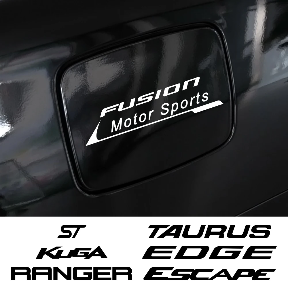 Adesivo Tappo Serbatoio Carburante Auto Per Ford Fusion Kuga Ranger Edge Mondeo St Taurus Motor Sport Auto Decor Decalcomania Accessori Tuning