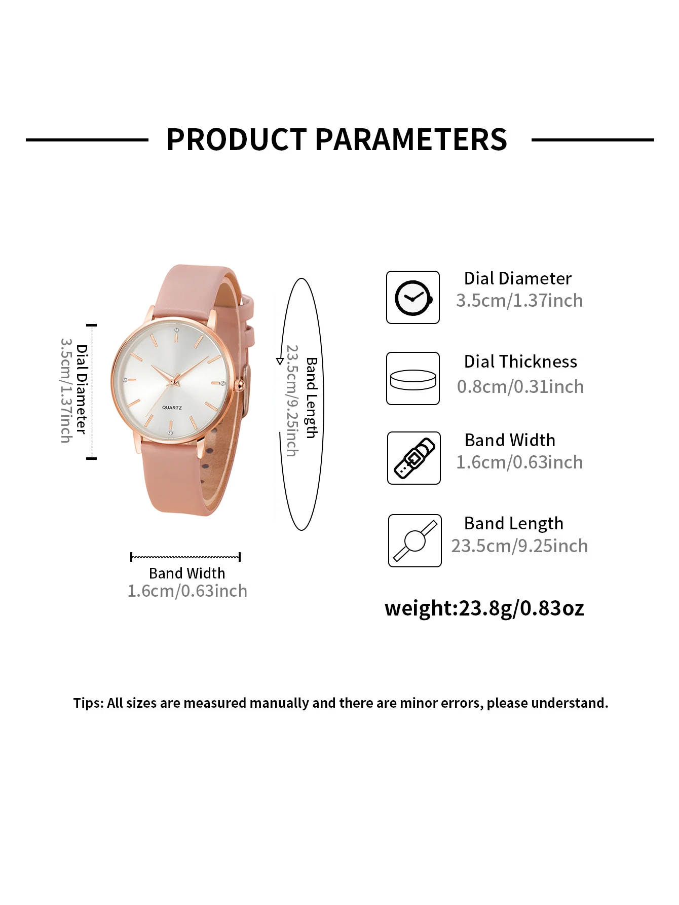 Watches for Women Leather Band Quartz Watch Casual Bracelet Watch women watches