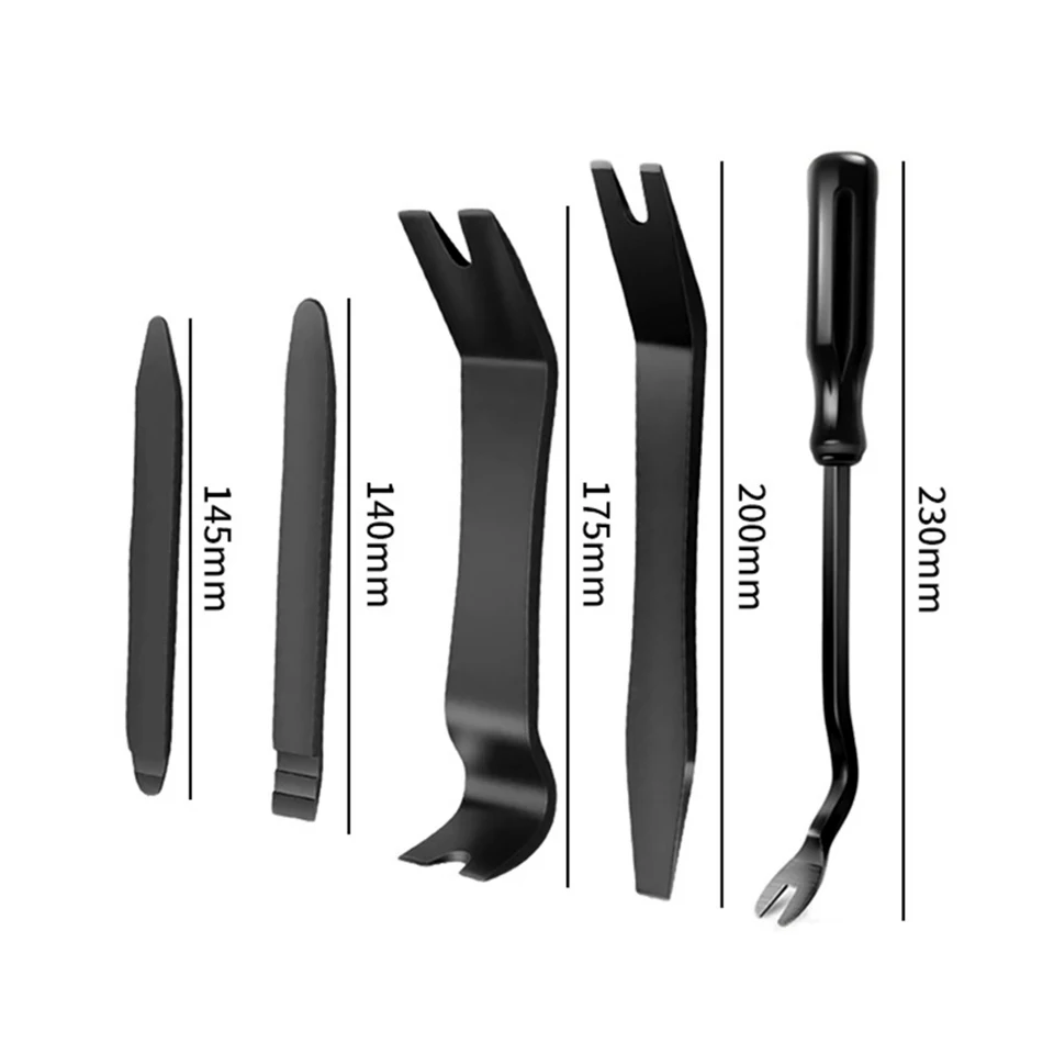 Car radio removal tool 5pcs Plastic Car Radio Stereo Multimedia Player Panel Trim Dash Dismantle Kit Auto Audio Installer Pry Refit Set