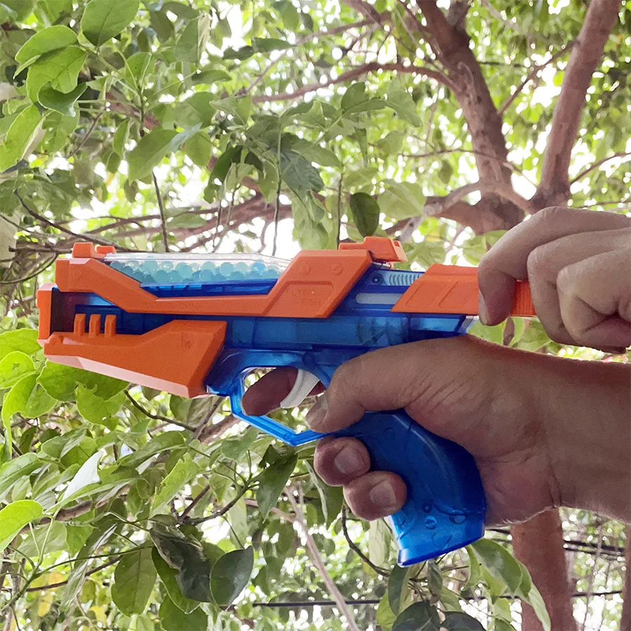Manual Gel Ball Blaster, Without Charge, Shooting Toy Splat Ball Blaster ,Suitable for Outdoor Team Shooting Games