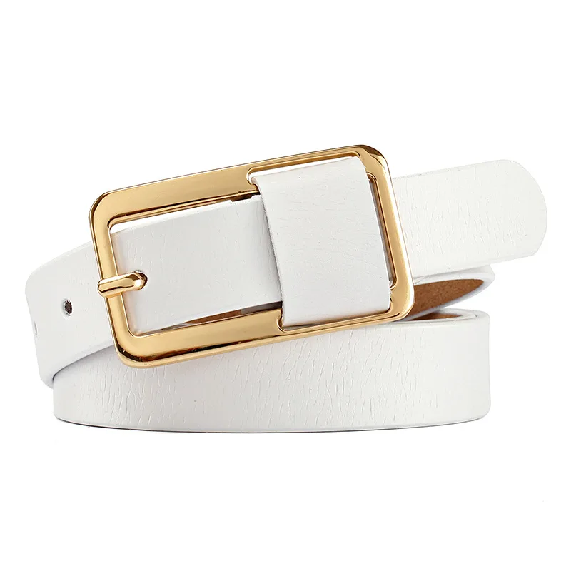 Elegant Women's PU Leather Belt - 2.3cm Width Fashionable Waist Accessory