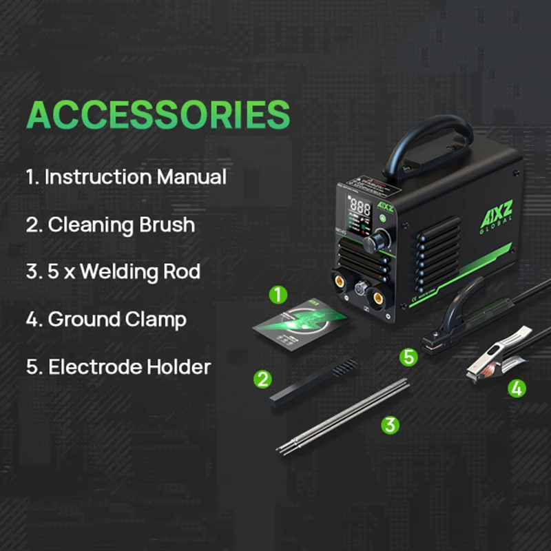 AIXZ 3 in1 Semi-automatic Welding Machine MMA/Lift TIG Welders For Gasless Iron Soldering Portable Welder With Spool Gun AIM145 4