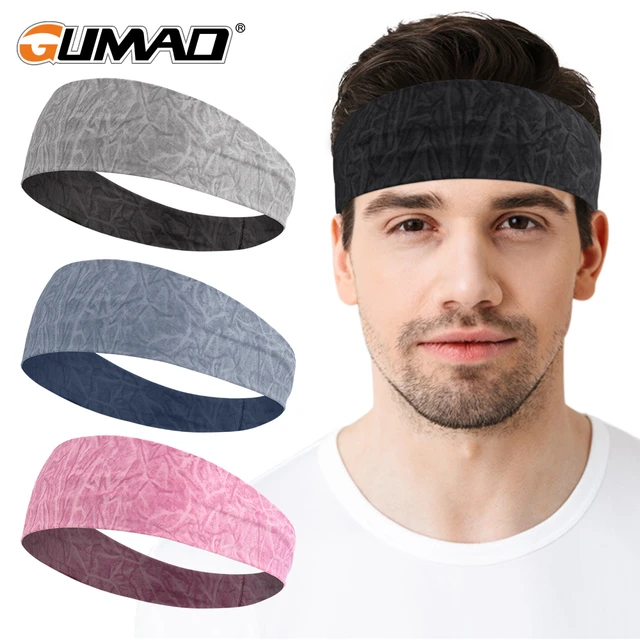 Cinta de pelo deportiva para hombre y mujer, cinta de correr, protección  para la frente, correr, Fitness, Yoga, Tenis, banda elástica para el sudor  - AliExpress