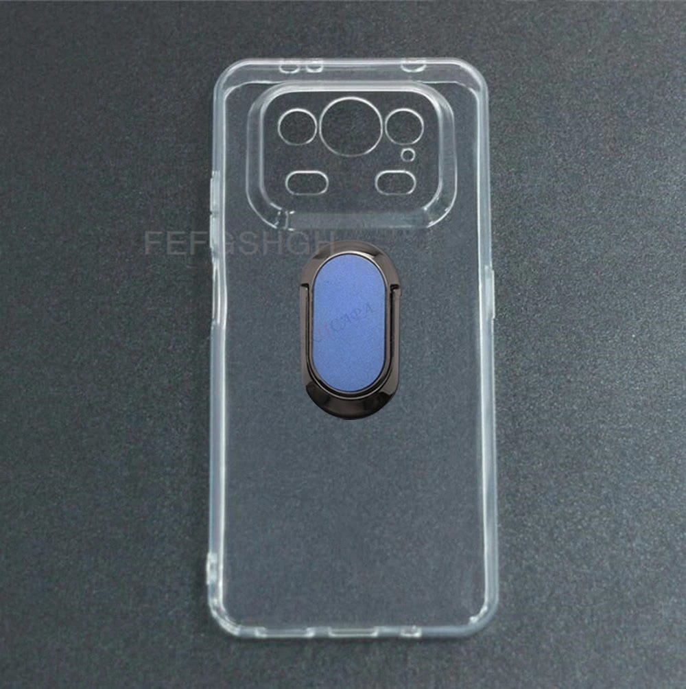 Durable Back Ring Holder Phone Case with TPU Soft Silicone Protection