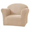 Mini Size Sofa Cover 1 Seat Soft Armchair Couch Cover Solid Color Elastic Stretch Mini Size Settee Slipcover For Children Chair 2